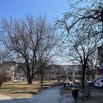 03.03.2022. Kielce. Skwer im. Ireny Sendlerowej / Wiktor Taszłow / Radio Kielce