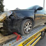 02.03.2022. Kielce. Zderzenie na rondzie Giedroycia / Wiktor Taszłow / Radio Kielce