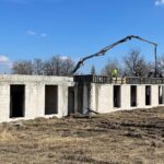 15.03.2022. Wolica. Budowa przychodni / Wiktor Taszłow / Radio Kielce