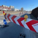 21.03.2022. Kielce. Utrudnienia na ulicy Krakowskiej / Wiktor Taszłow / Radio Kielce