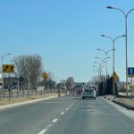 21.03.2022. Kielce. Utrudnienia na ulicy Krakowskiej / Wiktor Taszłow / Radio Kielce