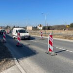 21.03.2022. Kielce. Utrudnienia na ulicy Krakowskiej / Wiktor Taszłow / Radio Kielce