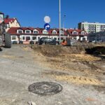 21.03.2022. Kielce. Utrudnienia na ulicy Krakowskiej / Wiktor Taszłow / Radio Kielce