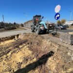 21.03.2022. Kielce. Utrudnienia na ulicy Krakowskiej / Wiktor Taszłow / Radio Kielce