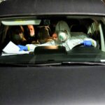 16.03.2022. Kielce. Terytorialsi przy transporcie chorych dzieci z Ukrainy / ppor. Daniel Woś / ŚBOT