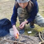 26.03.2022. Leśnica. zajęcia z survivalu dla najmłodszych / SGPO Małogoszcz