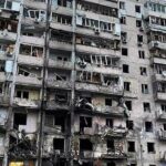 Charków, Ukraina, 03.03.2022. Na zdjęciu bez daty zniszczenia po ataku wojsk rosyjskich na Charków / PAP / PCPM