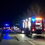 18.03.2022. Okolice Cieklińska. Pożar auta / OSP KSRG Ruda Maleniecka