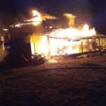 15.03.2022. Wierzbica, gmina Sobków. Pożar warsztatu / KP PSP Jędrzejów