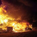 15.03.2022. Wierzbica w gminie Sobków. Pożar warsztatu / 112 Powiat Jędrzejowski/Facebook