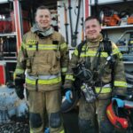 28.03.2022. Kraków. Pożar wagonów kolejowych / JRG 6 Kraków