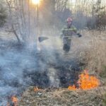 14.03.2022. Pożar traw / archiwum KW PSP Kielce