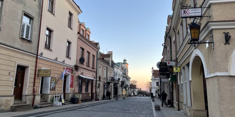 11.03.2022. Sandomierz. Starówka / Grażyna Szlęzak-Wójcik / Radio Kielce