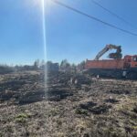 23.03.2022. Suków. Miejsce, w którym powstanie dworzec autobusowy / Wiktor Taszłow / Radio Kielce