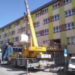 29.03.2022. Pińczów. Montaż rezonansu w szpitalu w Pińczowie / Zespół Opieki Zdrowotnej w Pińczowie