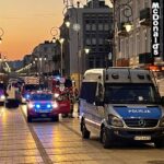 13.03.2022. Kielce, ulica Sienkiewicza. Interwencja służb w związku z alarmem pożarowym / Marek Cender / Radio Kielce