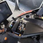 18.03.2022. Targi Kielce. Najciekawszy sprzęt wyróżniony Złotymi Medalami Targów Kielce na wystawie AGROTECH 2022. Na zdjęciu: ciągnik Steyr Absolut 6240 CVT / Jarosław Kubalski / Radio Kielce