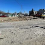 23.03.2022. Kielce, ul. Domaszowska. Remont / Wiktor Taszłow / Radio Kielce