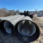 23.03.2022. Kielce, ul. Domaszowska. Remont / Wiktor Taszłow / Radio Kielce