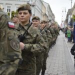 08.03.2022 Kielce. Kobiety w mundurach. 10. Świętokrzyska Brygada Obrony Terytorialnej / ppor. Daniel Woś / ŚBOT