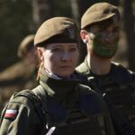 08.03.2022 Kielce. Kobiety w mundurach. 10. Świętokrzyska Brygada Obrony Terytorialnej / ppor. Daniel Woś / ŚBOT