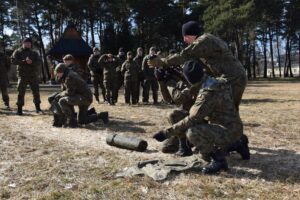 13.03.2022. Kielce. Specjalistyczne szkolenie terytorialsów / ŚBOT