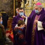 02.03.2022. Sandomierz. Bazylika katedralna. Środa popielcowa. Msza święta. Na zdjęciu:Krzysztof Nitkiewicz -  biskup sandomierski / ks. Grzegorz Słodkowski