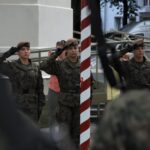 08.03.2022 Kielce. Kobiety w mundurach. 10. Świętokrzyska Brygada Obrony Terytorialnej / ppor. Daniel Woś / ŚBOT