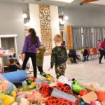 08.03.2022. Sielpia. Ośrodek Łucznik. Uchodźcy z Ukrainy / Magdalena Galas-Klusek / Radio Kielce