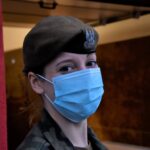 08.03.2022 Kielce. Kobiety w mundurach. 10. Świętokrzyska Brygada Obrony Terytorialnej / ppor. Daniel Woś / ŚBOT