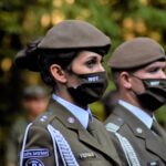 08.03.2022 Kielce. Kobiety w mundurach. 10. Świętokrzyska Brygada Obrony Terytorialnej / ppor. Daniel Woś / ŚBOT