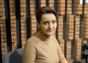 30.12.2021. Radio Kielce. Rozmowa Dnia. Na zdjęciu: Marzena Okła-Drewnowicz - poseł PO / Piotr Kwaśniewski / Radio Kielce