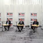 06.03.2020. Studio Polityczne Radia Kielce. Na zdjęciu (od lewej): Mirosław Gębski - PiS, Lucjan Pietrzczyk - PO KO, Dawid Lewicki - Konfederacja Partia KORWiN, Andrzej Szejna - Nowa Lewica, Czesław Siekierski - PSL KP / Kamil Król / Radio Kielce