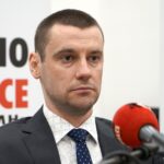 06.03.2020. Studio Polityczne Radia Kielce. Na zdjęciu: Dawid Lewicki - Konfederacja Partia KORWiN / Kamil Król / Radio Kielce