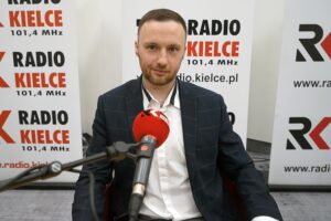 13.03.2022. Studio Polityczne Radia Kielce. Michał Piasecki - Platforma Obywatelska / Dionizy Krawczyński / Radio Kielce
