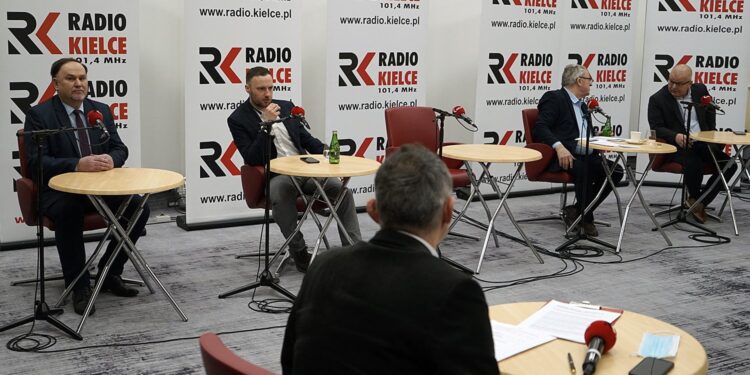 13.03.2022. Studio Polityczne Radia Kielce / Dionizy Krawczyński / Radio Kielce