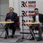 13.03.2022. Studio Polityczne Radia Kielce. Na zdjęciu (od lewej): Marek Kwitek - poseł Prawa i Sprawiedliwości, Michał Piasecki - Platforma Obywatelska / Dionizy Krawczyński / Radio Kielce
