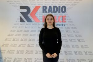 20.03.2022. Radio Kielce. Spodziewany Gość. Na zdjęciu: Weronika Adamenko / Piotr Kwaśniewski / Radio Kielce