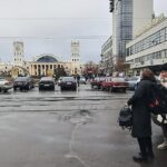 Charków. Dworzec kolejowy / SERGEY KOZLOV / PAP/EPA