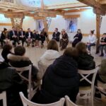 04.03.2022. Dwikozy. Spotkanie Pierwszej Damy Agaty Kornhauser-Dudy z uchodźcami / Wiesław Stępień