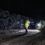 23.03.2022. Granica polsko-białoruska. Patrole Wojska Polskiego / 16 Dywizja Zmechanizowana