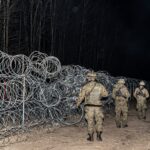 23.03.2022. Granica polsko-białoruska. Patrole Wojska Polskiego / 16 Dywizja Zmechanizowana