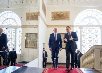 26.03.2022. Warszawa. Spotkanie prezydentów USA i Polski / Jakub Szymczuk / KPRP