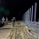 23.03.2022. Granica polsko-białoruska. Patrole Wojska Polskiego / 16 Dywizja Zmechanizowana