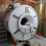 29.03.2022. Pińczów. Montaż rezonansu w szpitalu w Pińczowie / Zespołu Opieki Zdrowotnej w Pińczowie