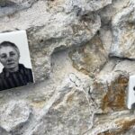 23.03.2022. Kielce. Nowe sylwetki więźniów na Murze Pamięci Ośrodka Myśli Patriotycznej i Obywatelskiej na ulicy Zamkowej / Wiktor Taszłow / Radio Kielce