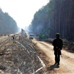 23.03.2022. Granica polsko-białoruska. Patrole Wojska Polskiego / 16 Dywizja Zmechanizowana