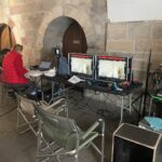 15.03.2022. Wąchock. Plan filmowy serialu „Korona królów. Jagiellonowie” / Anna Głąb / Radio Kielce