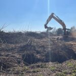 23.03.2022. Suków. Miejsce, w którym powstanie dworzec autobusowy / Wiktor Taszłow / Radio Kielce