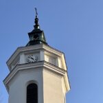 Ostrowiec. Zegar na wieży kolegiaty / Emilia Sitarska / Radio Kielce